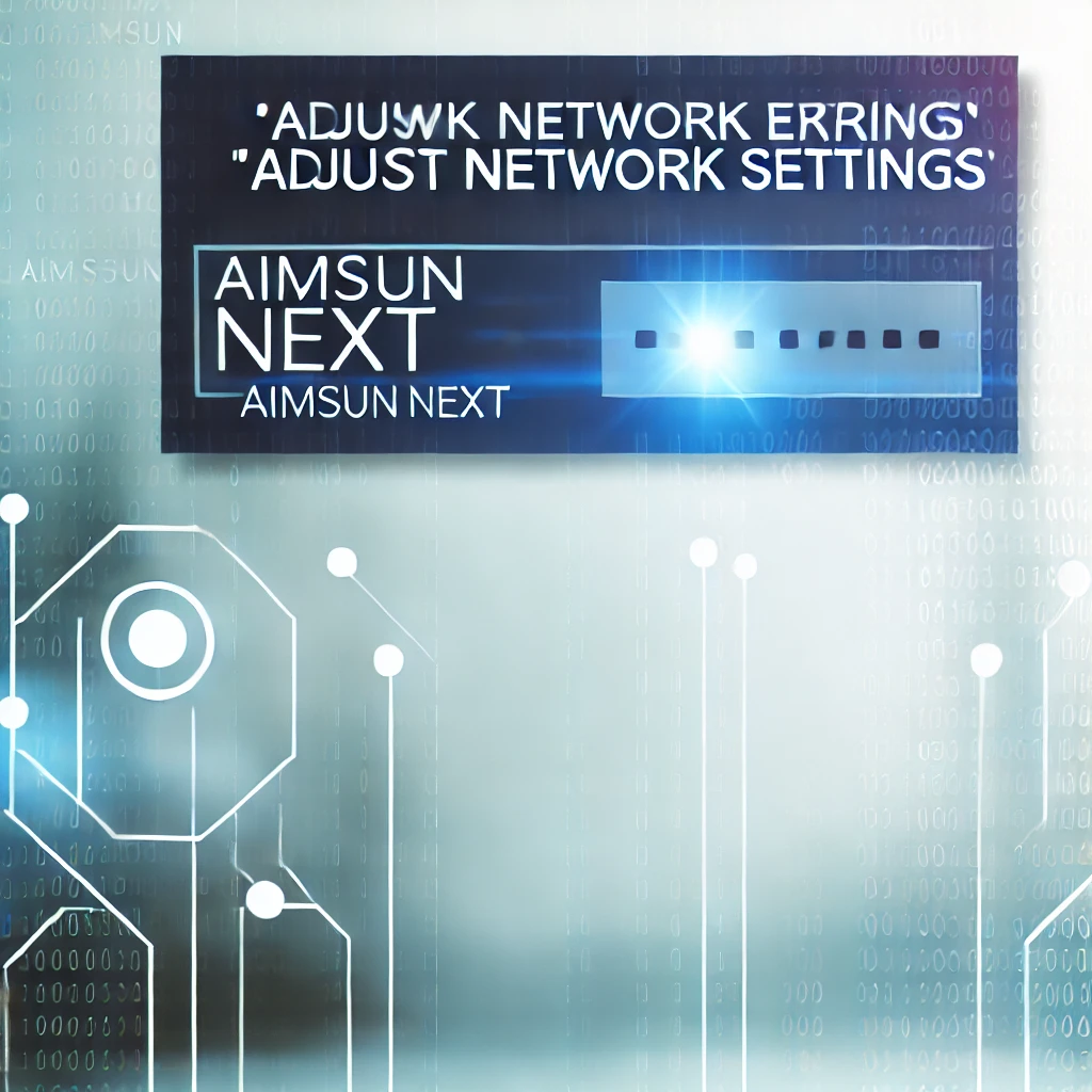 Aimsun Network Configuration Error troubleshooting
